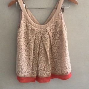McGinn lace tank top size 6
